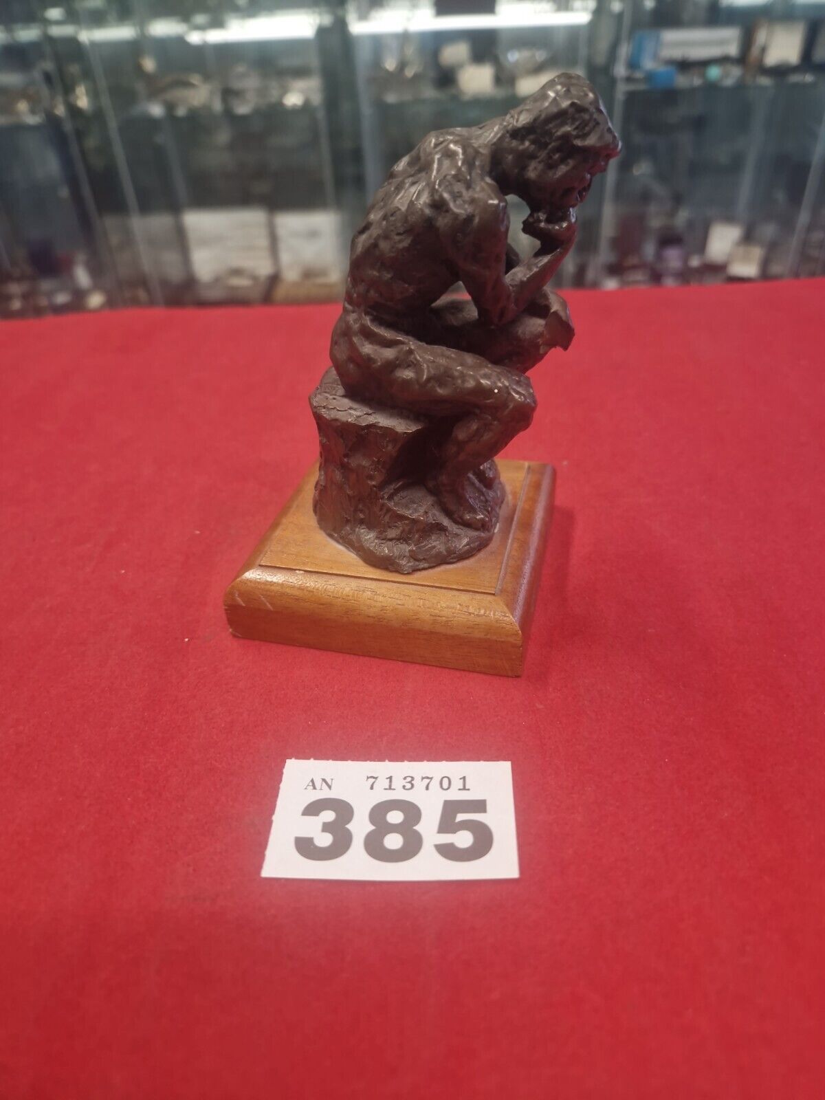 Pocket Art Museum Miniature Sculpture The Thinker Rodin Resin Figurine  Statue